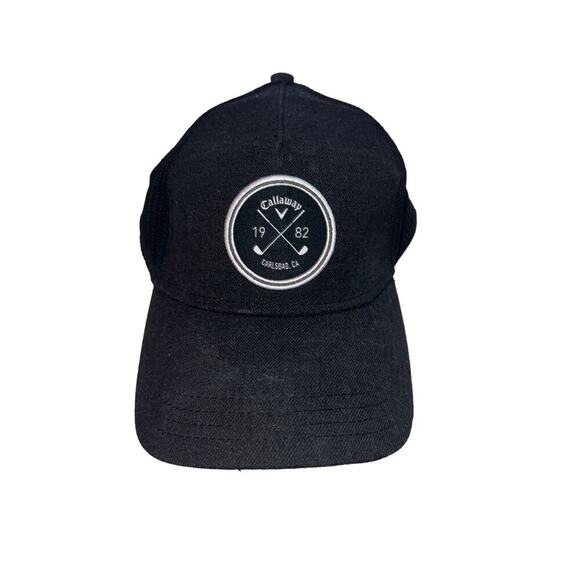 Callaway Other - Callaway Golf Hat Black Snapback Hat Adult OSFA Carlsbad California Black Hat
